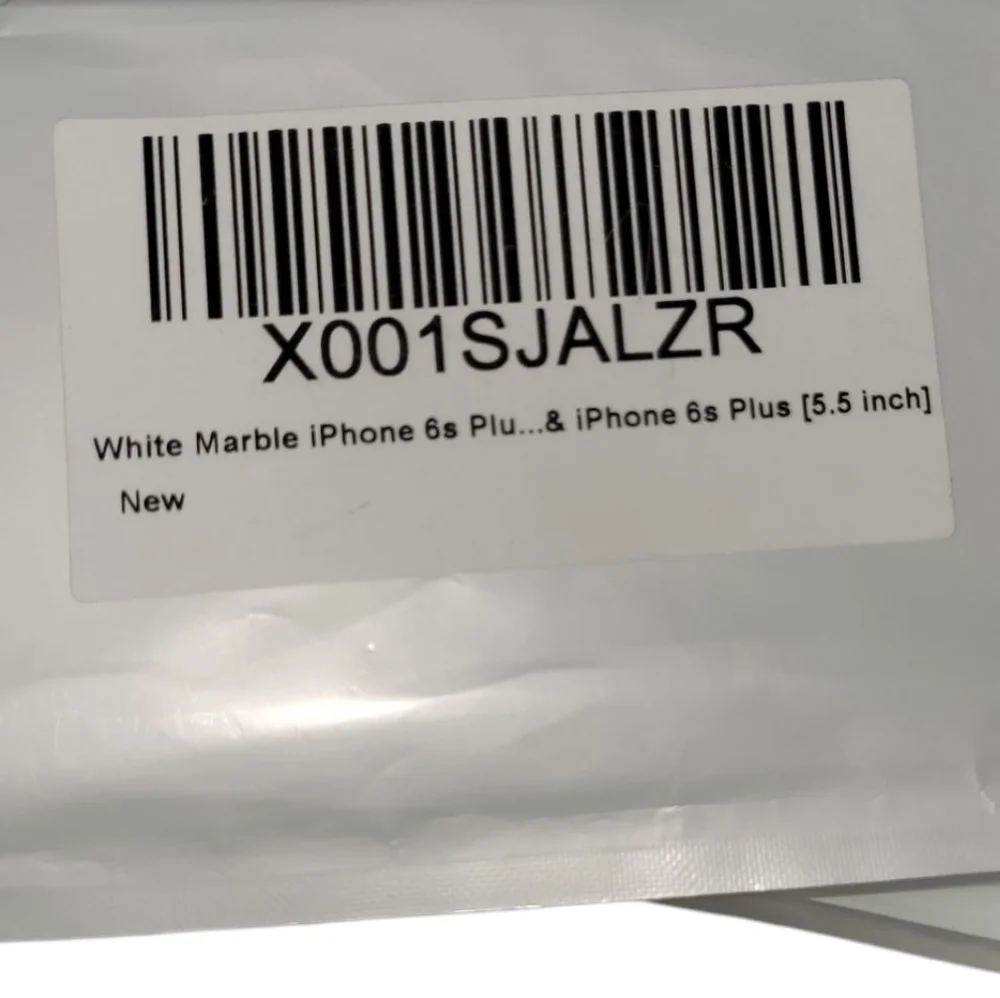 White Marble silicone case for iPhone 6S